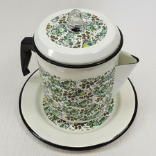 Vintage Enamelware Coffee Pot