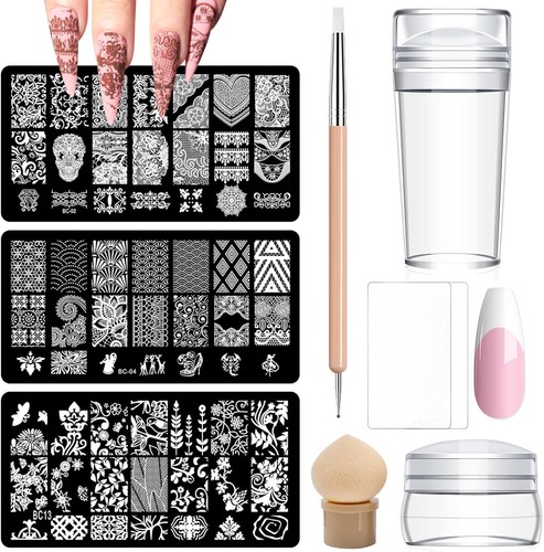 Pack french nail stamp - pack,