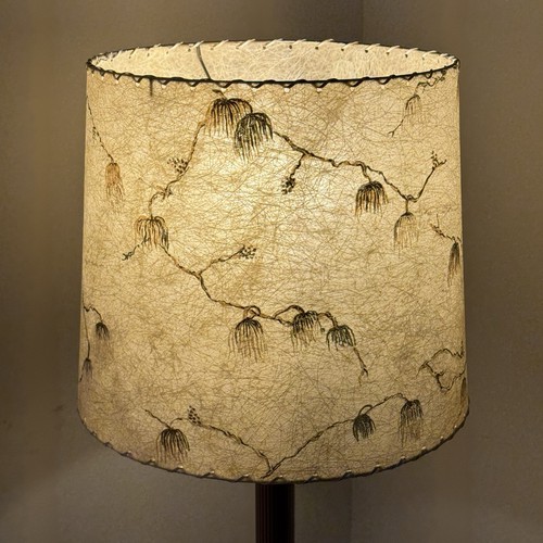 Vtg fiberglass lamp shade drum - shade,