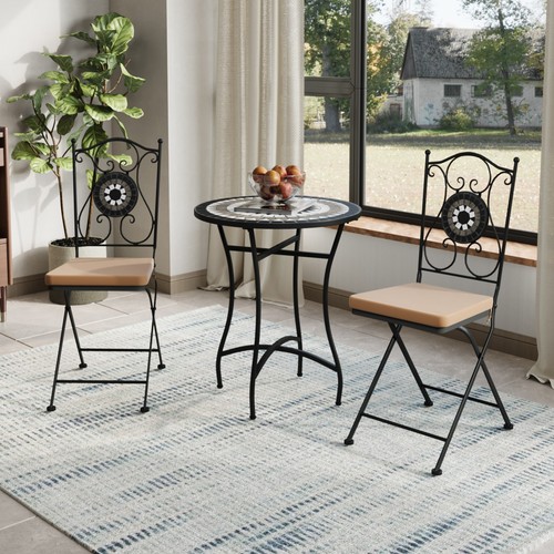 Mosaic bistro set - bistro, side
