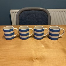 T G Green Cornishware 4x 6oz Mugs