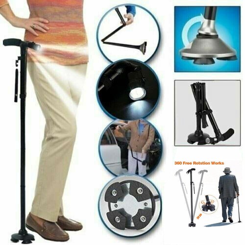 Elder folding walking stick - folding,