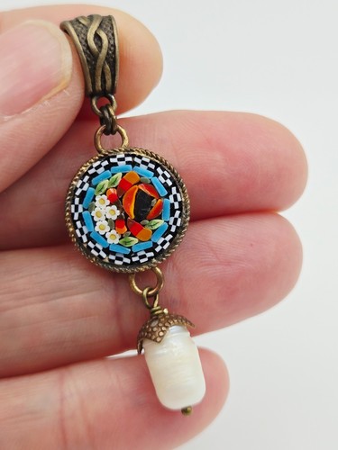 Micro mosaic pendant - mosaic,