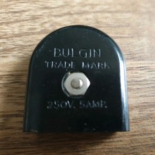 BULGIN 2 PIN PLUG FOR QUAD II AMPLIFIER 5 AMP 250v NOS (MR-704)