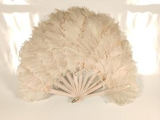 Antique Ostrich Feather  fan