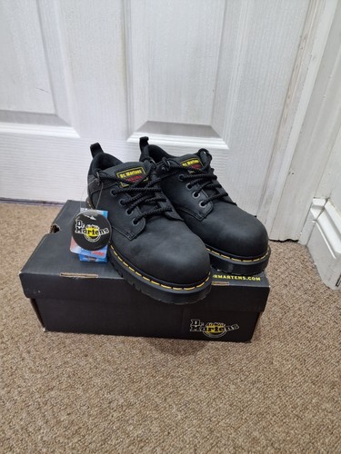 Martens steel toe lace - steel, lace-up