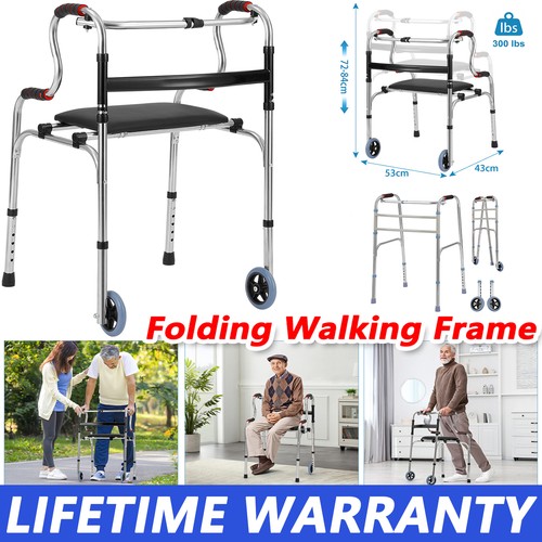 Folding walking frame - walking, with