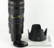 Nikon 70-200mm f/2.8G ED VR II AF-S Nikkor Zoom Lens full frame  Mint condition
