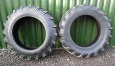 12.4 X 28 TRACTOR TYRES REARS A PAIR COMPLETE WITH INNER TUBES 