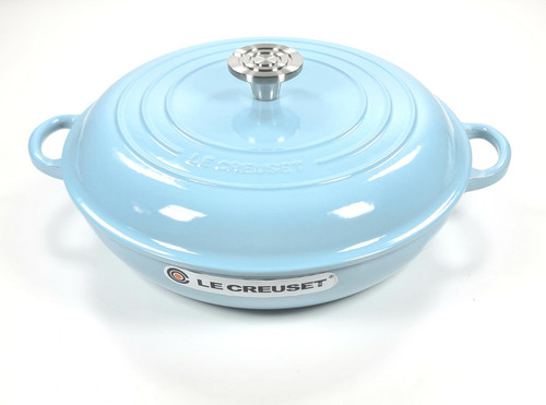 Creuset cast iron shallow - le,