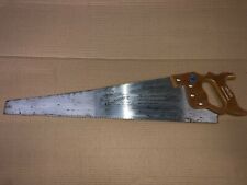 Vintage Baier Masterpiece 24" 8 Points Per Inch Hand Panel Saw German Made