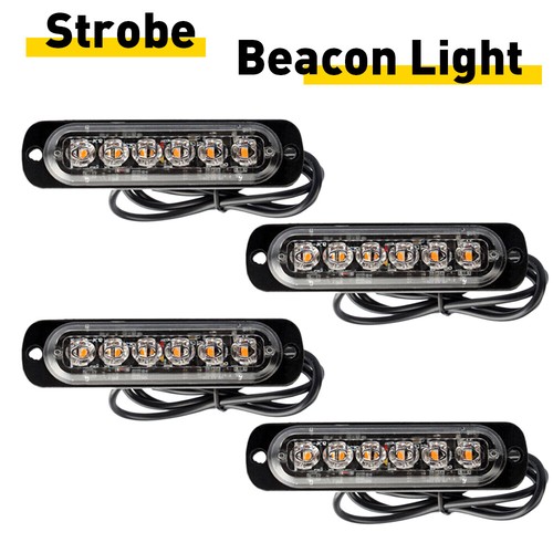 Truck amber recovery strobe - amber,