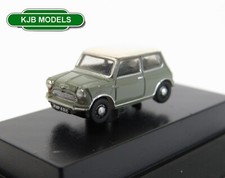 N GAUGE OXFORD DIECAST 1:148 NMN009 Tweed Grey-OEW Classic Mini Car