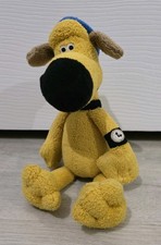 BITZER - SHAUN THE SHEEP PLUSH - DOG SOFT TOY - RARE - AARDMAN - RAINBOW DESIGNS
