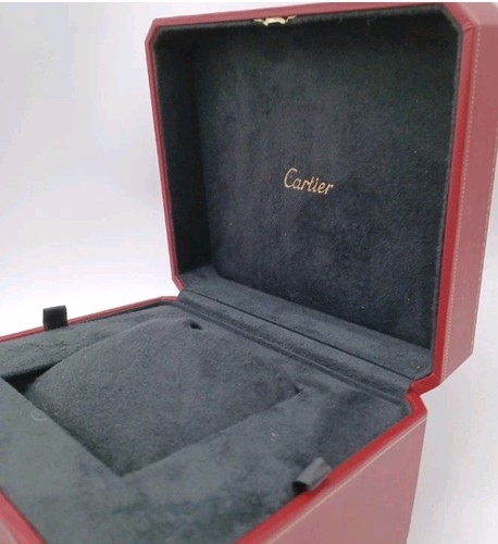 Cartier red burgundy watch box - red,