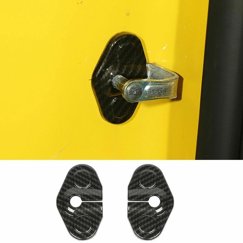 Carbon fiber abs door lock - carbon,