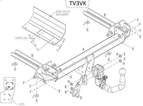 Towtrust vertical detachable - vertical,