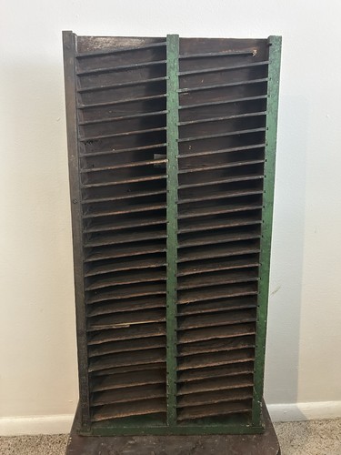 Antique green wood early 1900s - antique,