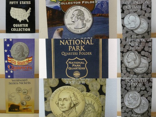 Usa coin folders - coin, whitman