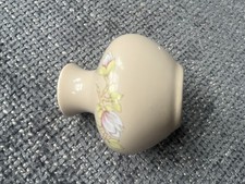 Vintage Sadler England Small Ceramic Bud Vase Magnolia