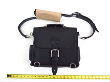 Saddleback Leather 12"x11"x4.5" CROSSBODY SHOULDER MESSENGER BAG BACKPACK Black