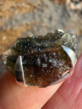 Moldavite Crystal Pendant