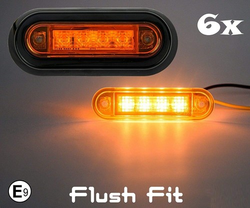 Flush fit led - led, amber