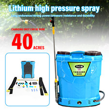 20L Garden Pressure Sprayer Knapsack Electric Cordless Backpack Weed Killer Tool