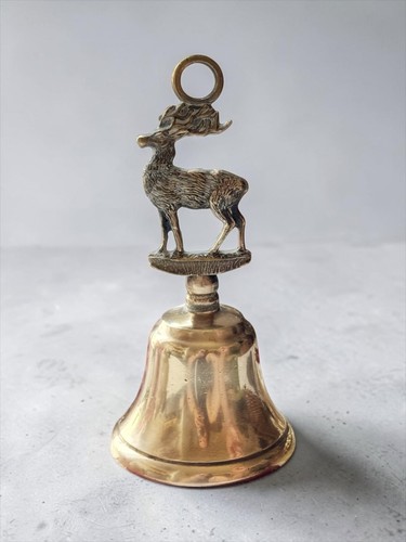 Vintage solid brass - solid, bell