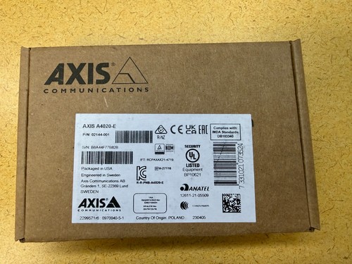 Axis a4020 rfid card - a4020-e,