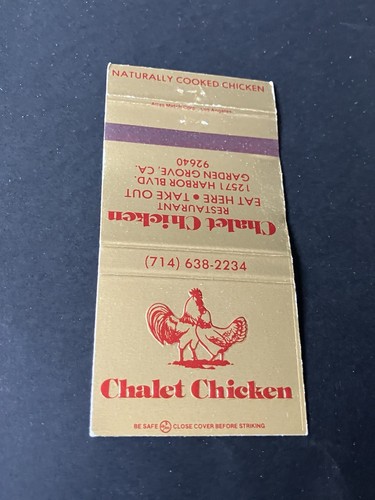 Vintage california matchbook - vintage,