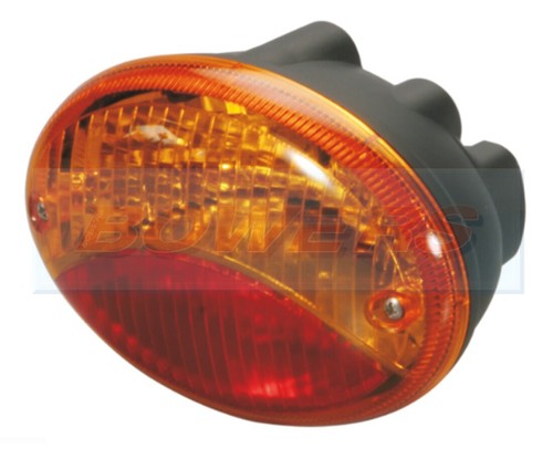 Oval rear combination light - oval,