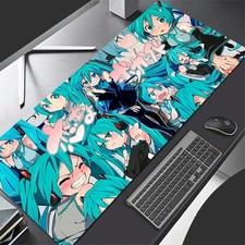 Kawaii Girl Anime Mouse Pad XXL 90x40cm Large Deskmat Laptop Keyboard Non-slip