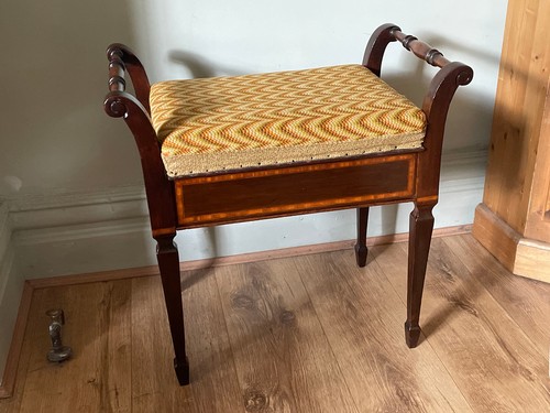 Antique mahogany piano - mahogany,