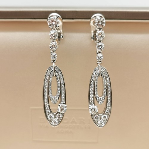 Bvlgari earrings 18k white