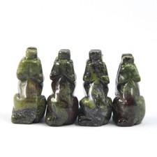 Natural Quartz Crystal Carved Wolves Healing Chakra Wolf Reiki Spiritual Gift