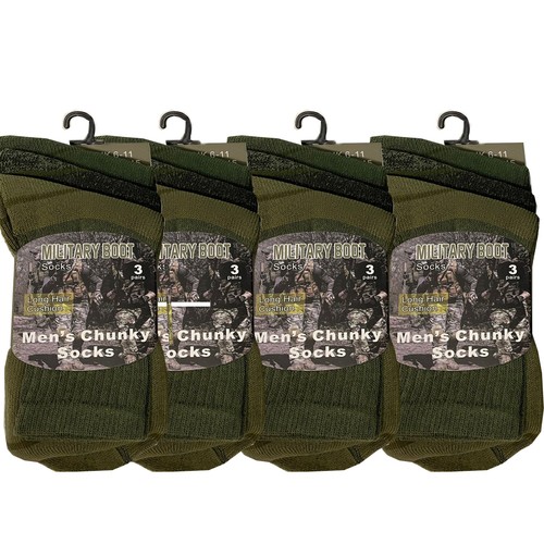 Pairs mens military socks - 6,