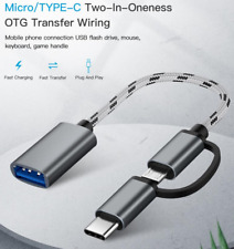 2 In 1 USB 3.0 OTG Adapter Cable Type-C Micro USB To USB 3.0 Interface Charging