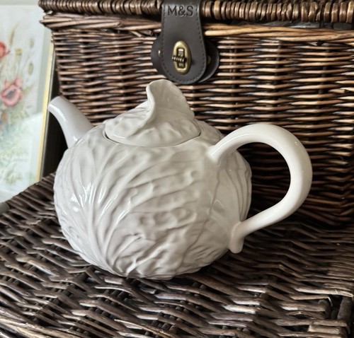Large vintage white - , majolica