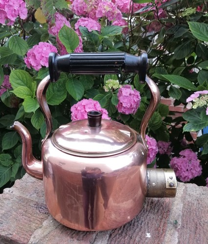 Antique electric copper kettle - antique,