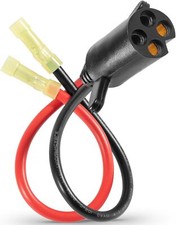 8M4000953 Trolling Motor Power Plug, 2-Prong, Connects with 24V or 36V, 12-Volt