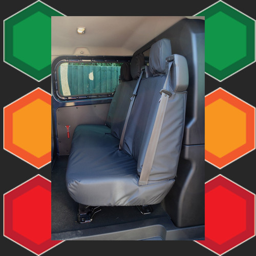 Black tailored waterproof seat - tailored,