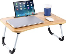 Laptop Table Stand Bed Folding Computer Desk Bed Picnic Stand Notebook Tray UK