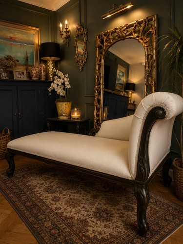 Vintage 1980 chaise lounge - chaise,