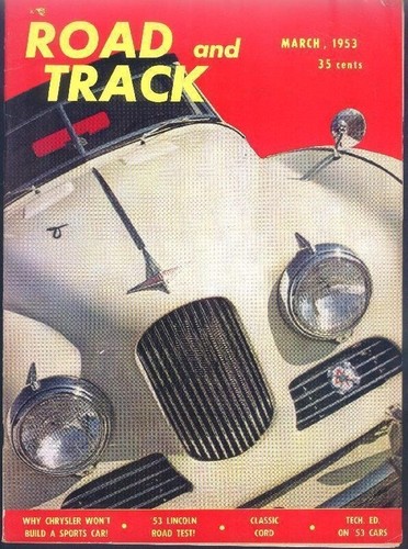 Road track 1953 mar - &,