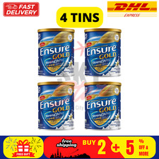 4 X Abbott Ensure Gold Vanilla 800g for Middle-Age & Elderly DHL EXPRESS