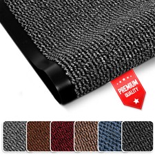 Large Heavy Duty Non-Slip Rubber Barrier Washable Door Mat Kitchen Hallway Floor