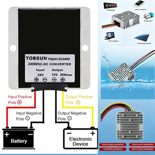 Waterproof 24v 12v - 24v, to
