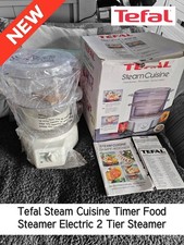Tefal Steam Cuisine Timer Food Steamer Electric 2 Tier Steamer - Boxed & Unused