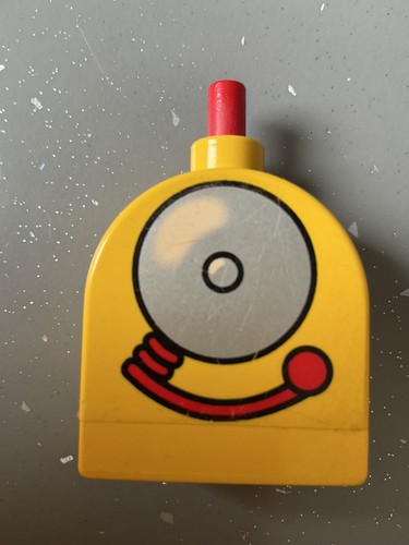 Lego duplo fire alarm bell - lego,